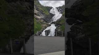 Kjosfossen  waterfall song  Myrdal  Flåm Railway [upl. by Yorgos242]