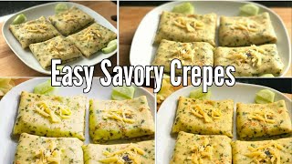 Easy Savory Crepes [upl. by Ahtanamas23]