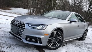 Audi A4 quattro 2017 Review  TestDriveNow [upl. by Mchenry]