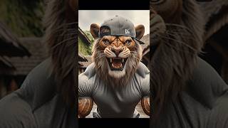 lion 🦁angryanimal avengers ai shorts viral [upl. by Adnalu]