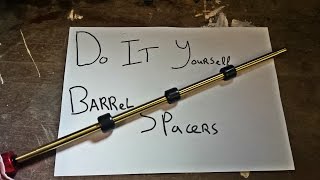 How to make barrel spacers DIY  AIRSOFT [upl. by Acus]