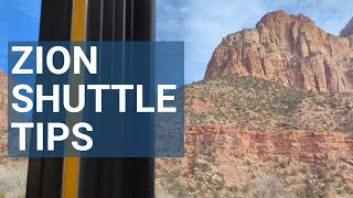 Zion Canyon Scenic Drive  How to Use the Shuttle  CantMiss Stops [upl. by Maon790]