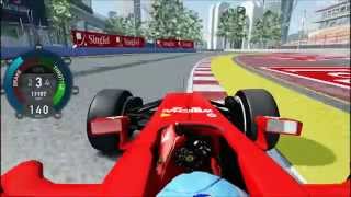 Assetto Corsa  F1 2014 Ferrari  Singapore [upl. by Ahcropal]