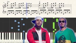 quotX Equisquot  Piano Tutorial  Partitura  Nicky Jam amp J Balvin  George Vidal [upl. by Alecia630]