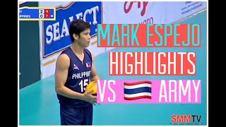 MARK ESPEJO HIGHLIGHTS VS THAILAND ARMY SEALECT TUNA 2019 [upl. by Llohcin]