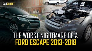 THE WORST PROBLEM WITH THE FORD ESCAPE 2013  2018 [upl. by Mirabel]