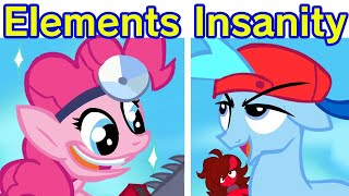 Friday Night Funkin VS Pinkie Pie  Elements Of Insanity DEMO FNF ModMy Little Pony Cupcakes HD [upl. by Ahsikan]