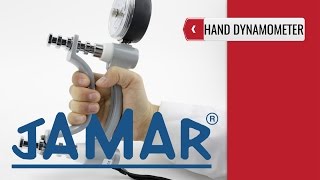 JAMAR Hydraulic Hand Dynamometer product video presentation [upl. by Tanitansy]