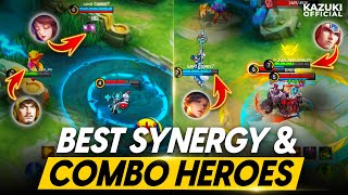 12 SECRET HIDDEN SYNERGIES AND COMBOS YOU DIDNT KNOW ABOUT IN MLBB [upl. by Nnaitsirhc]