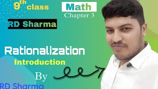 Rationalization Class 9th RD Sharma Orient academy by saurabh sir [upl. by Eniagrom257]