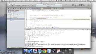 Creating Input files for C in Xcode Version 41 4B110 [upl. by Nehcterg]