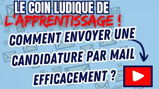 Comment envoyer une candidature par mail efficacement  AstucesCarrière ConseilsEmploi [upl. by Aliac]