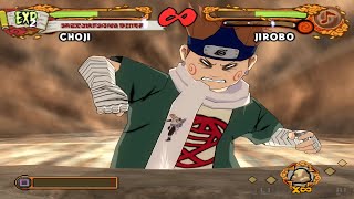 Choji VS Jirobo INSANE  Naruto Shippuden Ultimate Ninja 4 [upl. by Archy]