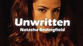 Natasha Bedingfield  Unwritten Lyrics [upl. by Acinet]