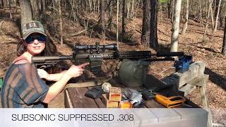 Subsonic Suppressed 308 [upl. by Avitzur947]