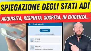 ASSEGNO DI INCLUSIONE la spiegazione di tutti gli stati della domanda [upl. by Guenna]