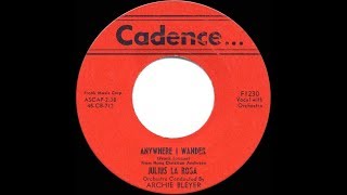 1953 HITS ARCHIVE Anywhere I Wander  Julius La Rosa [upl. by Rehtae]