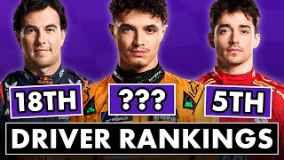 Our MidSeason F1 Driver Rankings 20th 1st [upl. by Ertha12]