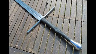 Black Fencer Longsword  Steel Generation  Review [upl. by Ahseekat]