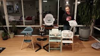 Stokke Tripp Trapp Nomi Steps amp Clikk High Chair Comparison [upl. by Egarton]