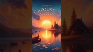 The History of August shorts subscribe history facts calendar [upl. by Enra]