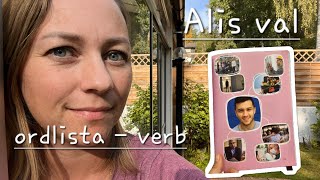 SFI kurs B  Ordlista verb Alis val [upl. by Connett]