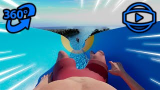 Tropical Waterslide 360° VR Video [upl. by Llertal349]