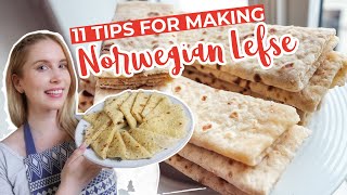 11 Tips for Making Perfect Norwegian Lefse [upl. by Noffihc]