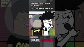 Cuando mi compa se enoja conmigo😠 humor animación memes leodan [upl. by Nyraf166]