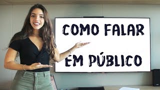 COMO FAZER BOAS APRESENTAÇÕES E FALAR EM PÚBLICO  Débora Aladim [upl. by Standush]