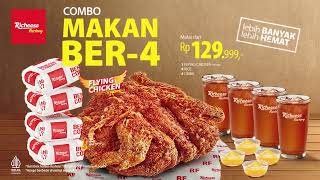 Beli Promo Combo Makan Ber4 di Richeese Factory Lebih Banyak Lebih Hemat [upl. by Urania67]