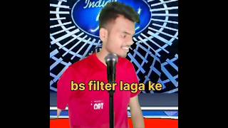 Sundar to mai hu bs filter laga ke  iIndianidolcomedy performance  indianidol13 comedy song [upl. by Ardnac]