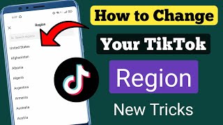 How to Change Your TikTok Region 2024  Change location on Tiktok Account [upl. by Sucramrej]