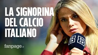 Diletta Leotta quotChe belli gli striscioni per me negli stadiquot [upl. by Odrareve]