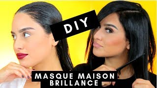 MASQUE MAISON CHEVEUX TERNES → BRILLANTS amp DOUX [upl. by Sixela]