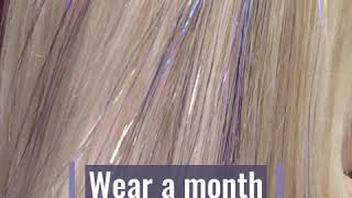 Hair Tinsel Tutorial [upl. by Elinnet837]