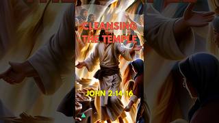 Cleansing the Temple John 21416 bible verse John Jesus CleansingTheTemple [upl. by Aiekam599]