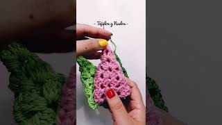 Arbolitos navideños tejidos a crochet christmas crochet granny tejercrochet diycrochetymas diy [upl. by Deedee736]