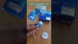 OXYLIFE Natural Cream Bleach  how to bleach at home shorts [upl. by Averill]