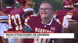 Westerville North football player with Down syndrome shines under Friday night lights [upl. by Preiser]