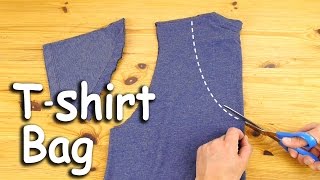 How to Make a TShirt Bag [upl. by Obel]