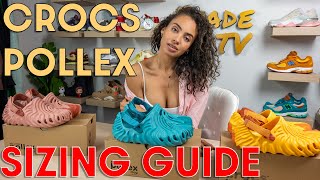 BEFORE YOU BUY DEFINITIVE CROCS x Salehe Bembury Pollex Clog SIZING GUIDE Adults and Kids [upl. by Ananna]