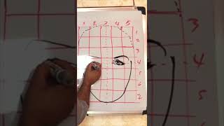 How to start drawing portraitsBasic portrait drawing lessons2 [upl. by Huoh24]