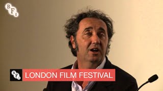 Interview with Academy Award winner Paolo Sorrentino  BFI London Film Festival [upl. by Rockwell]