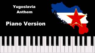 Yugoslavia Anthem Hej Sloveni Beautiful piano version [upl. by Caughey]