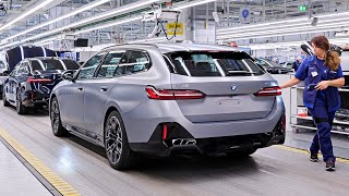 2024 BMW 5 Series G60 PRODUCTION in Germany 🇩🇪 [upl. by Alvera992]