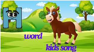 H word children song ABC song From A to Z ABC Song For Children abc Kids Songs [upl. by Abihsat141]