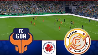 FC Goa vs Punjab FC  ISL 202425  Watch Along amp eFootball Match [upl. by Arais]