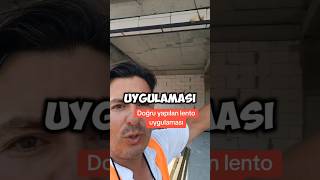 Doğru yapılan lento uygulaması [upl. by Jabin]