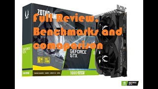 ZOTAC GAMING GeForce GTX 1660 SUPER Twin Fan  Benchmarks  Review  Comparison [upl. by Kutchins]